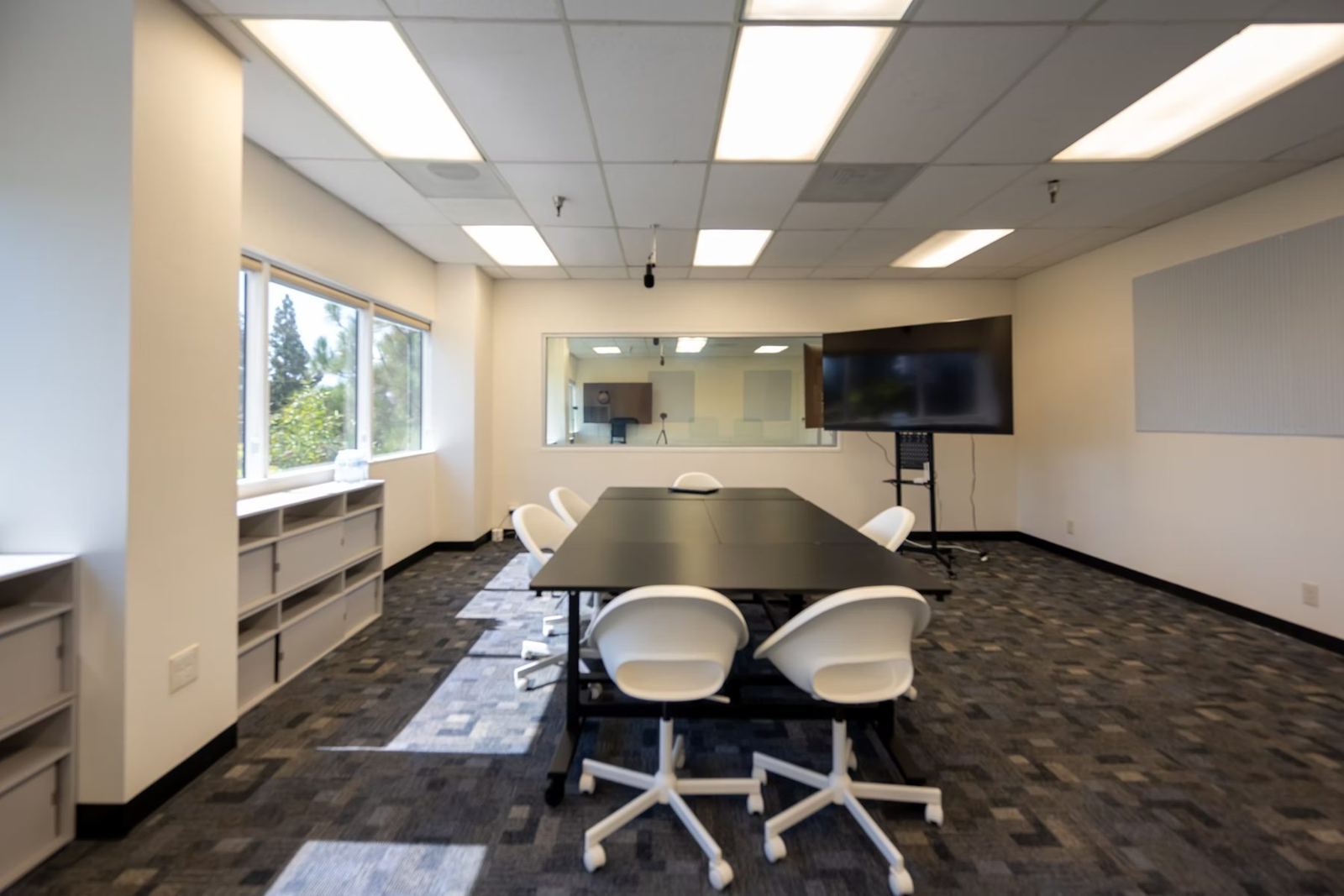 Suite A set up for a focus group